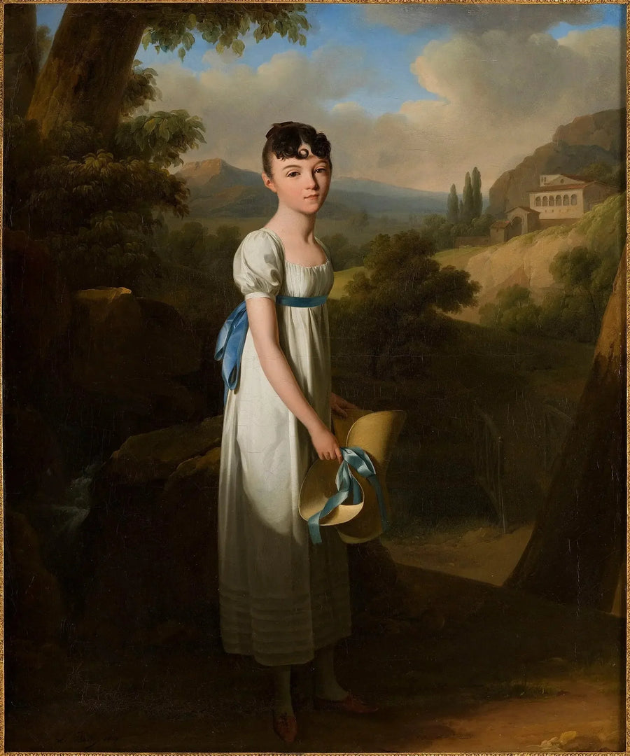 Portrait of Mademoiselle Athénaïs d'Albenas - Louis-Léopold Boilly