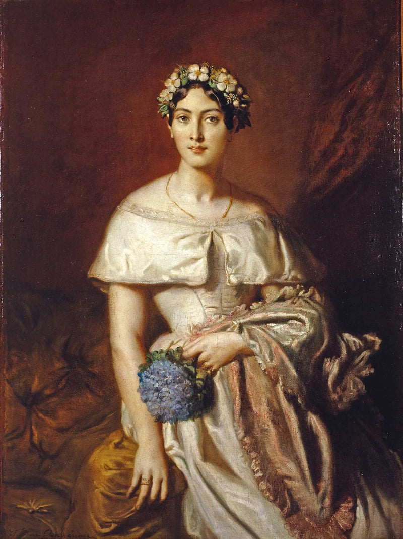 Portrait of Mademoiselle de Cabarrus - Théodore Chassériau