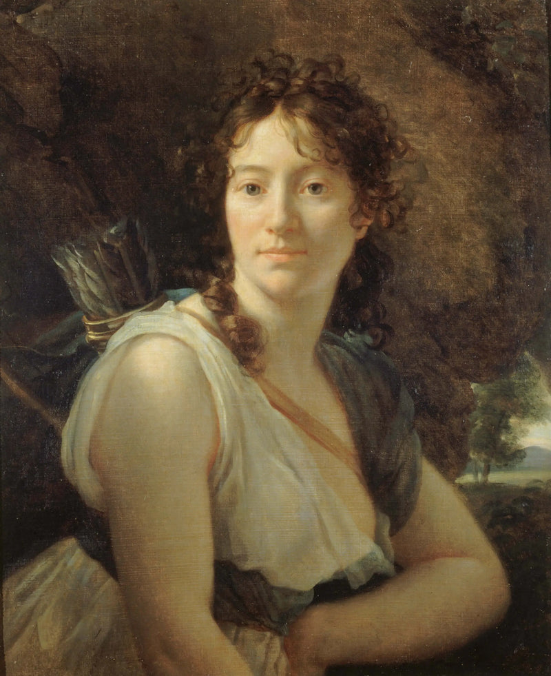 Portrait of Mademoiselle Duchesnois (1777-1835), sociétaire de la Comédie-Française, dans le rôle de Didon - François Gérard