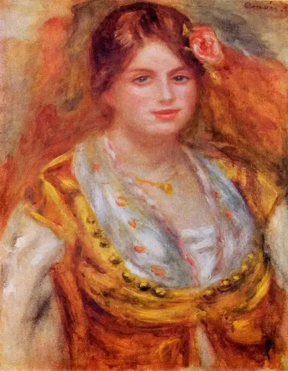 Portrait of Mademoiselle François - Pierre-Auguste Renoir