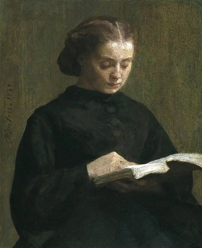 Portrait of Mademoiselle Marie Fantin-Latour - Henri Fantin-Latour