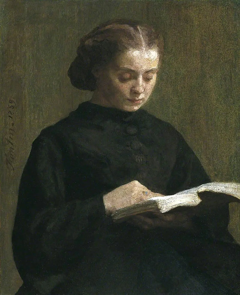 Portrait of Mademoiselle Marie Fantin-Latour - Henri Fantin-Latour