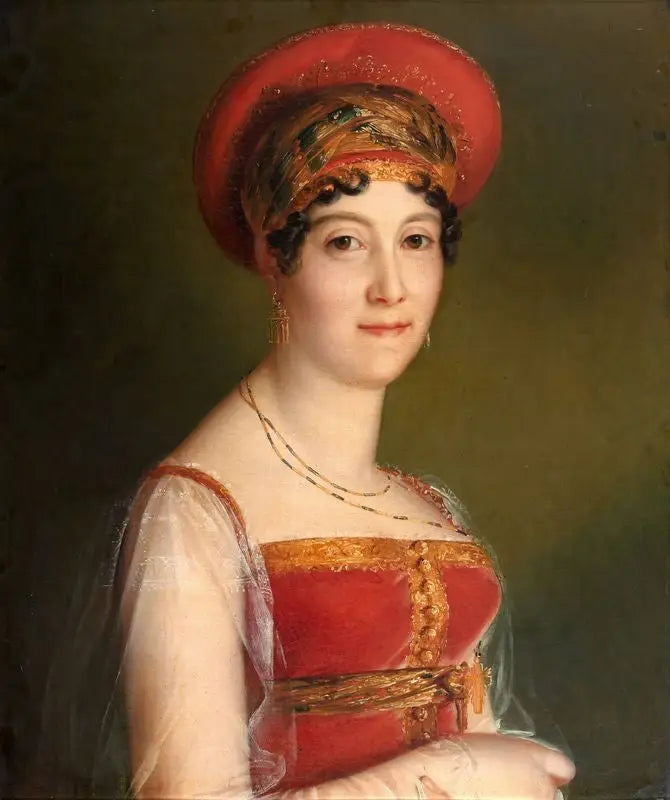 Portrait of Mademoiselle Mars in Muscovite Costume - François Gérard
