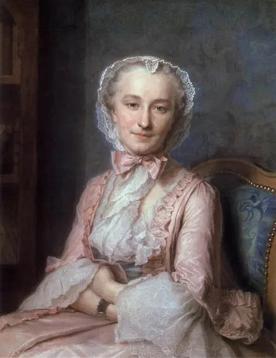 Portrait of Mademoiselle Sallé - Maurice-Quentin de La Tour