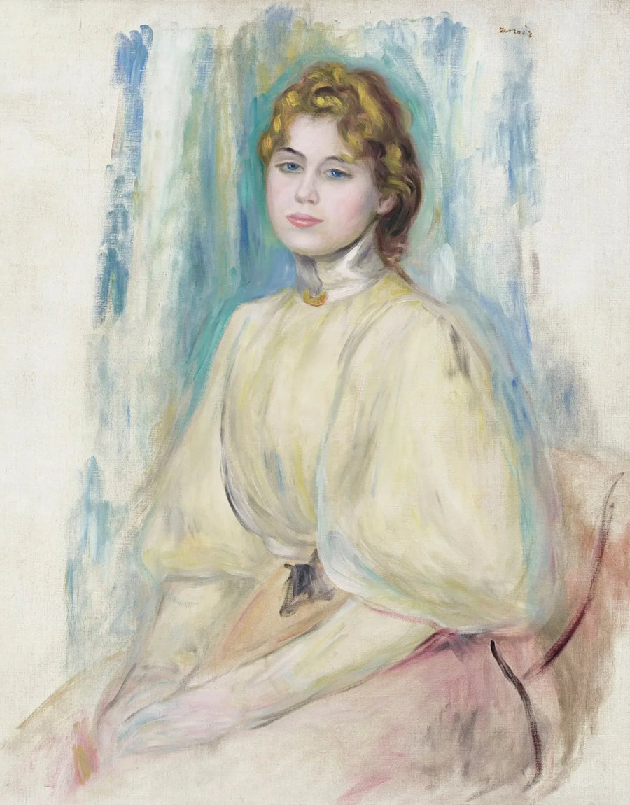Portrait of Mademoiselle Yvonne Lerolle - Pierre-Auguste Renoir