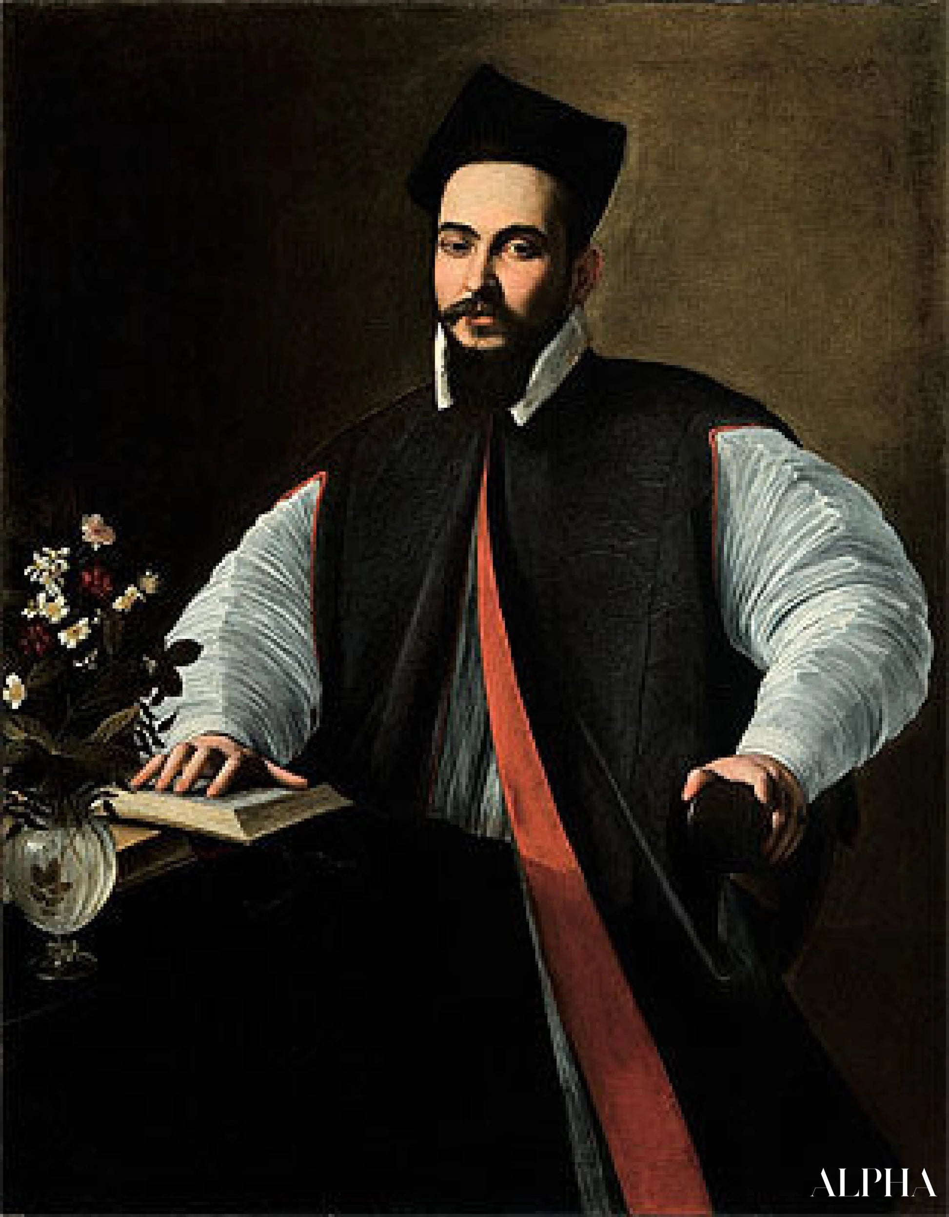 Portrait of Maffeo Barberini - Caravaggio Reproductions of paintings in oil paint
