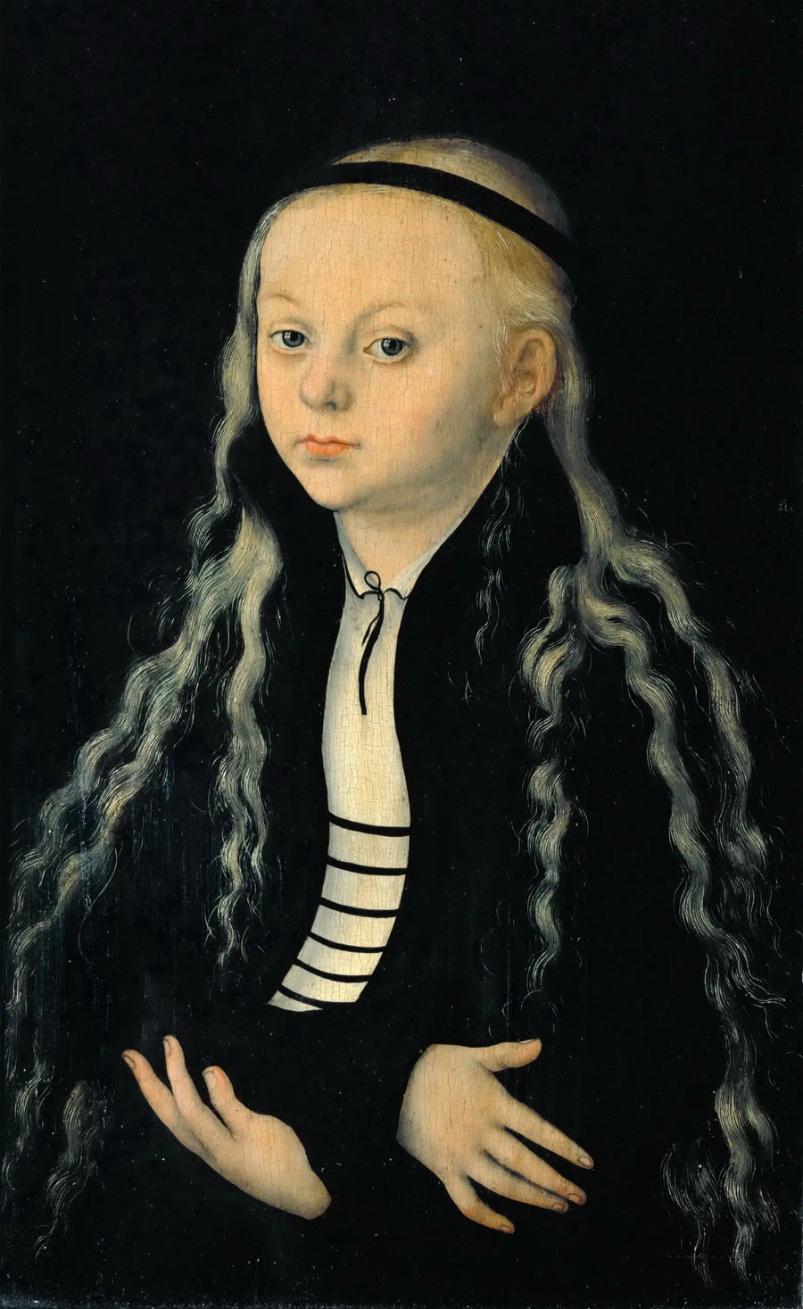 Portrait of Magdalena Luther, daughter of the reformer Martin Luther - Lucas Cranach the Elder