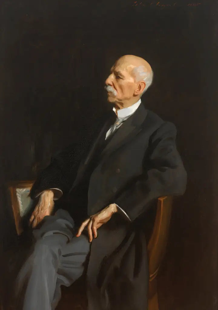 Portrait of Manuel García - John Singer Sargent