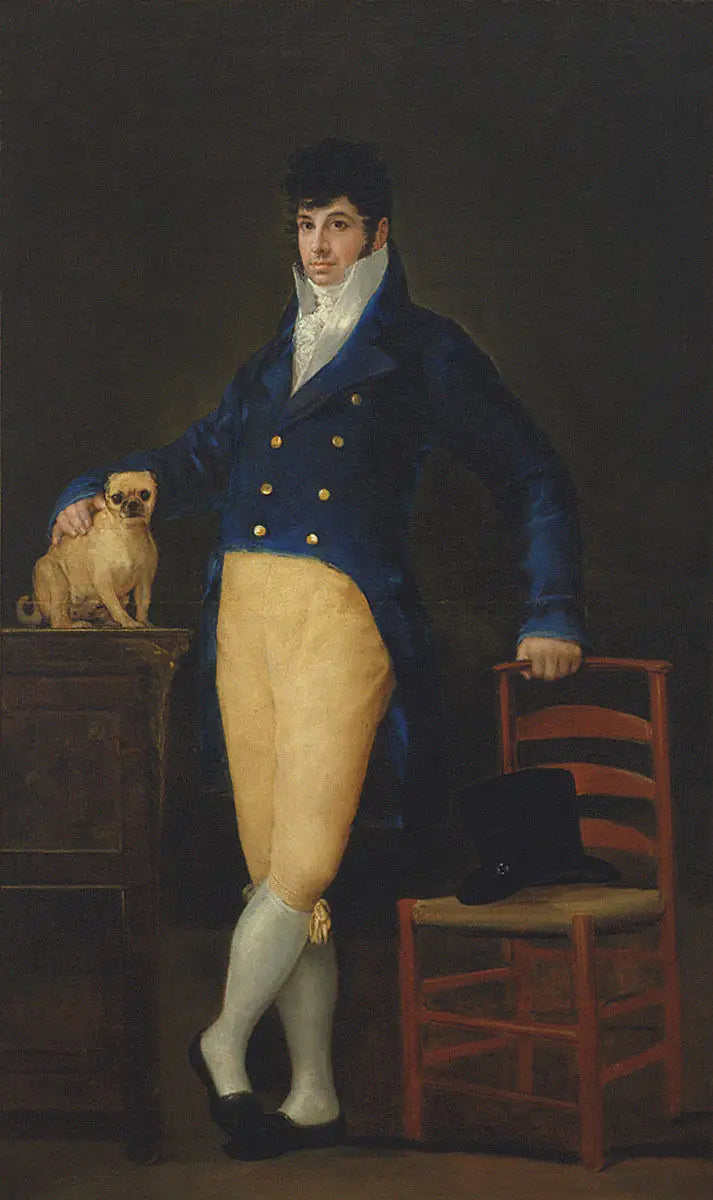 Portrait of Manuel García de la Prada - Francisco de Goya