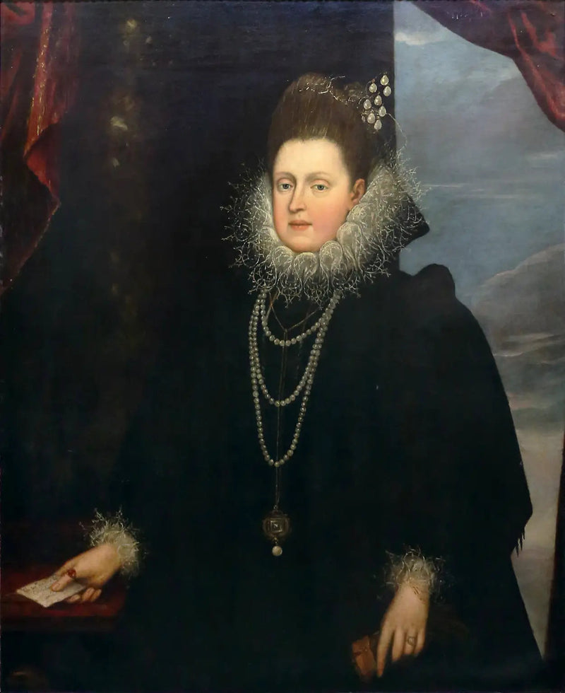 Portrait of Margherita Gonzaga d'Este - Frans Pourbus the Younger