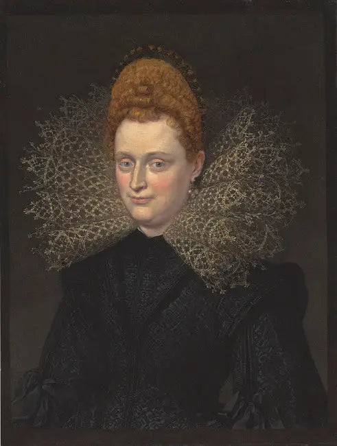 Portrait of Margherita Gonzaga d'Este - Peter Paul Rubens