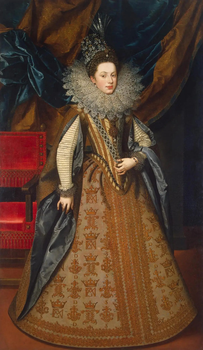 Portrait of Marguerite de Savoie, Duchess of Mantua - Frans Pourbus the Younger