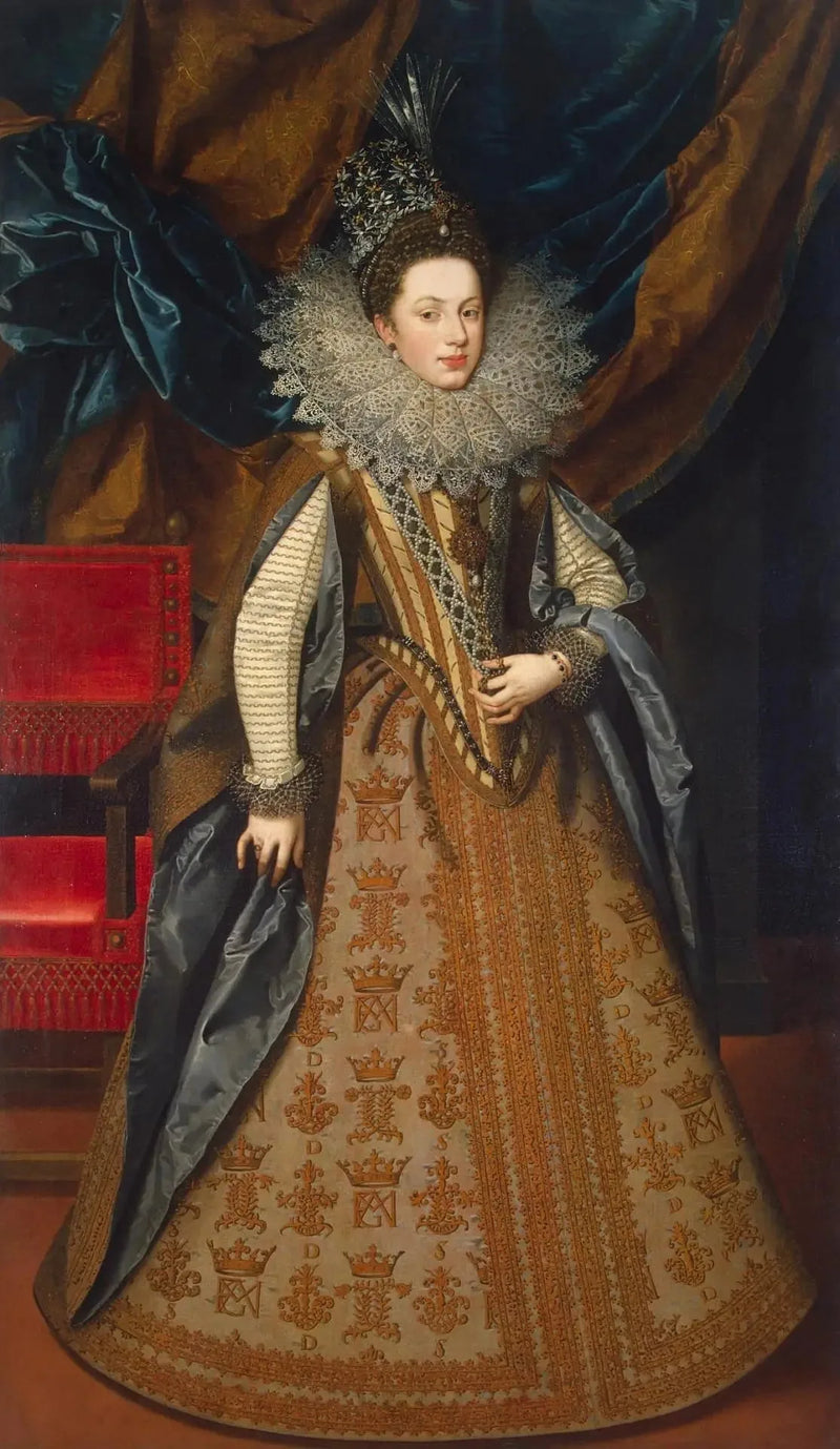 Portrait of Marguerite de Savoie, Duchess of Mantua - Frans Pourbus the Younger