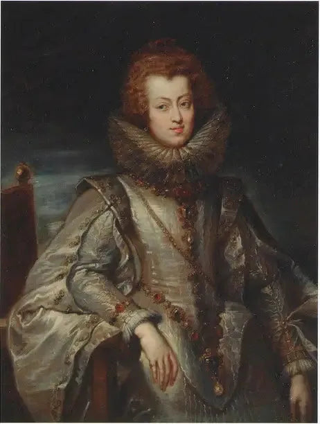 Portrait of Maria Anna, Infanta of Spain, Archduchess of Austria, later Queen of Hungary and Bohemia (1604-1646) - Peter Paul Rubens