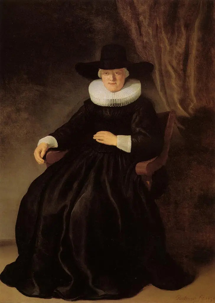 Portrait of Maria Bockenolle - Rembrandt