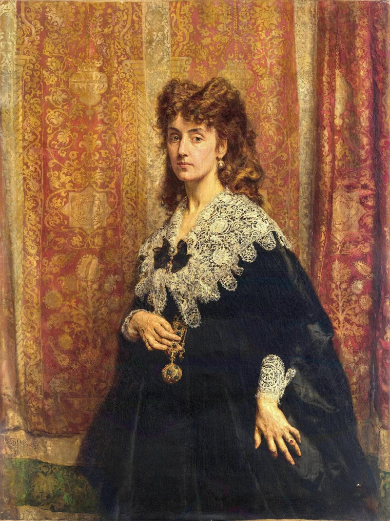Portrait of Maria Pusłowska (1845-1926) - Jan Matejko