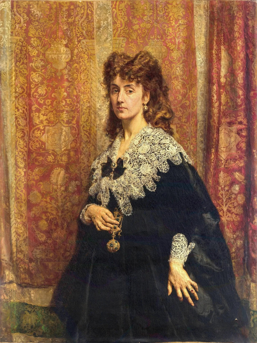 Portrait of Maria Pusłowska (1845-1926) - Jan Matejko