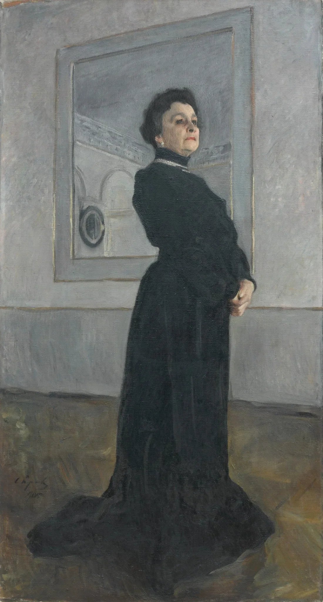 Portrait of Maria Yermolova - Valentin Serov