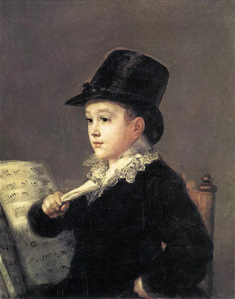 Portrait of Mariano Goya, grandson of the artist - Francisco de Goya