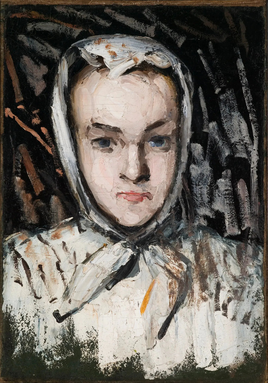 Portrait of Marie Cézanne, sister of the artist - Paul Cézanne