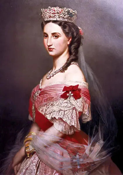 Portrait of Marie-Charlotte of Belgium, Empress of Mexico - Franz Xaver Winterhalter