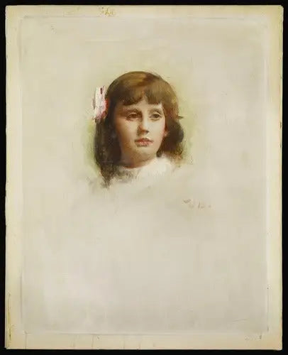 Portrait of Marie-Charlotte Madier-Trélat enfant - Léon Bonnat
