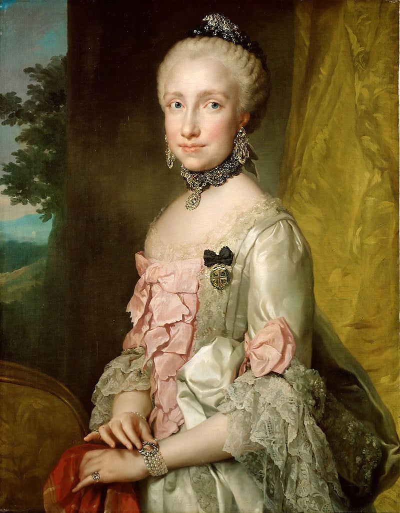 Portrait of Marie-Louise of Spain - Anton Raphael Mengs