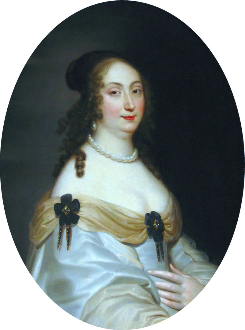 Portrait of Marie-Louise de Gonzague (detail). - Juste d'Egmont