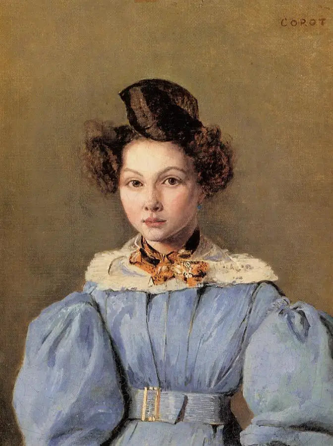 Portrait of Marie-Louise Laure Sennegon - Jean-Baptiste Camille Corot