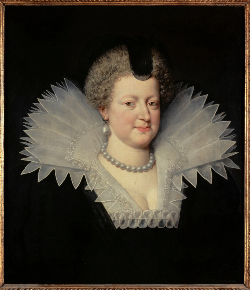Portrait of Marie de Médicis (1573-1642), Queen of France - Frans Pourbus the Younger