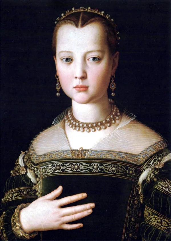 Portrait of Marie de Médicis - Bronzino