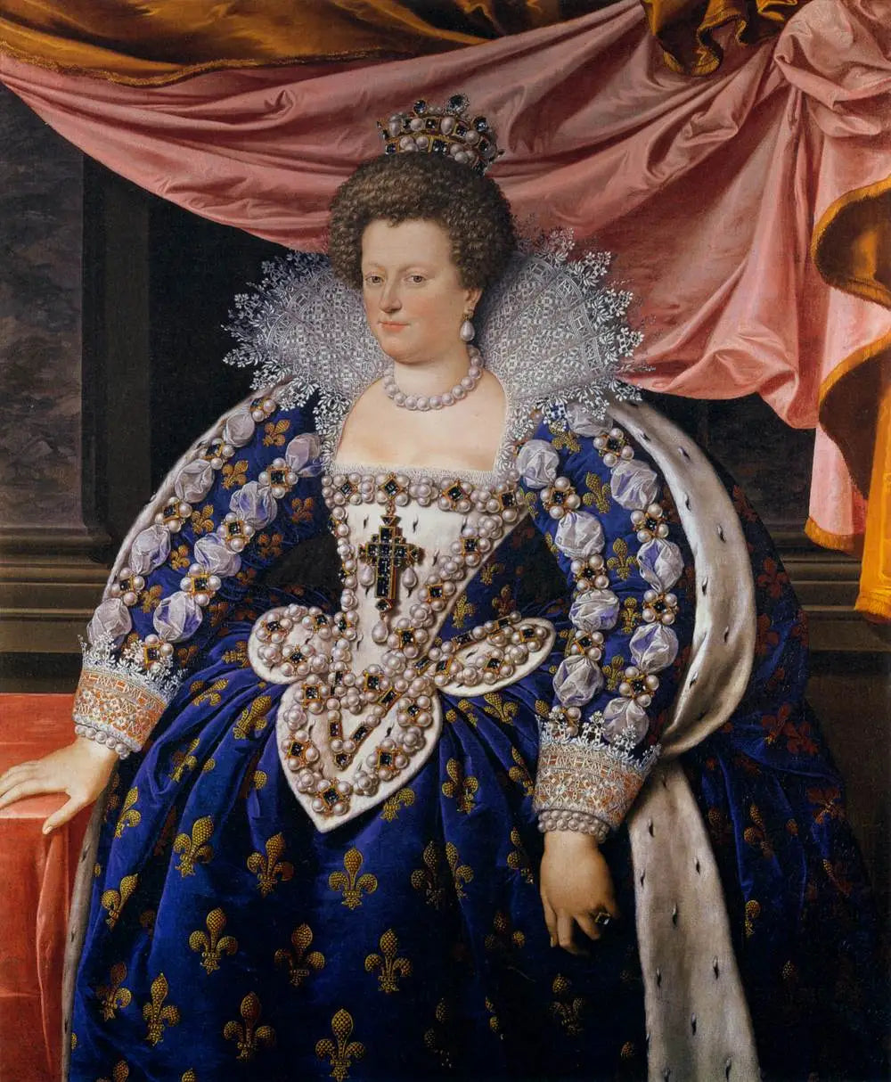 Portrait de Marie de Médicis - Frans Pourbus the Younger - Alpha Reproduction