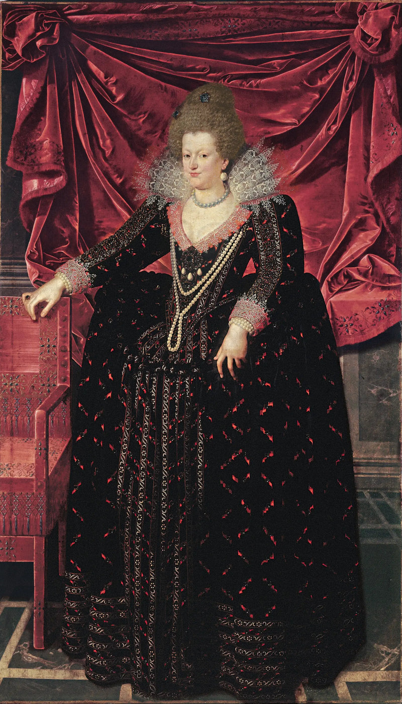 Portrait of Marie de Médicis - Frans Pourbus the Younger