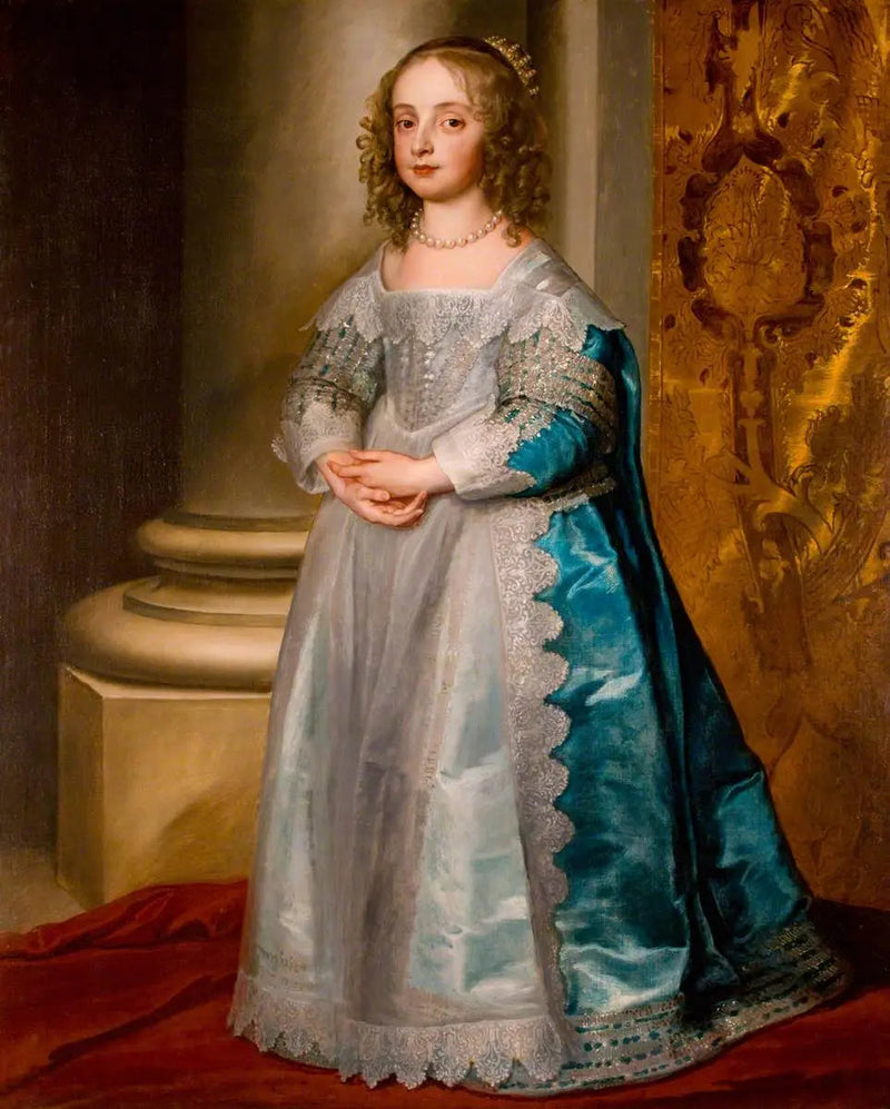 Portrait of Mary Stuart I, Princess Royal and Princess of Orange (1631-1660) - Antoine van Dyck