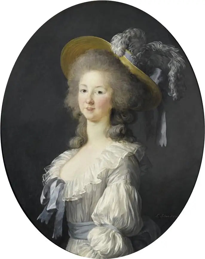 Portrait of Marie-Thérèse-Louise de Savoie-Carignan, Princess of Lamballe - Élisabeth Vigée Le Brun