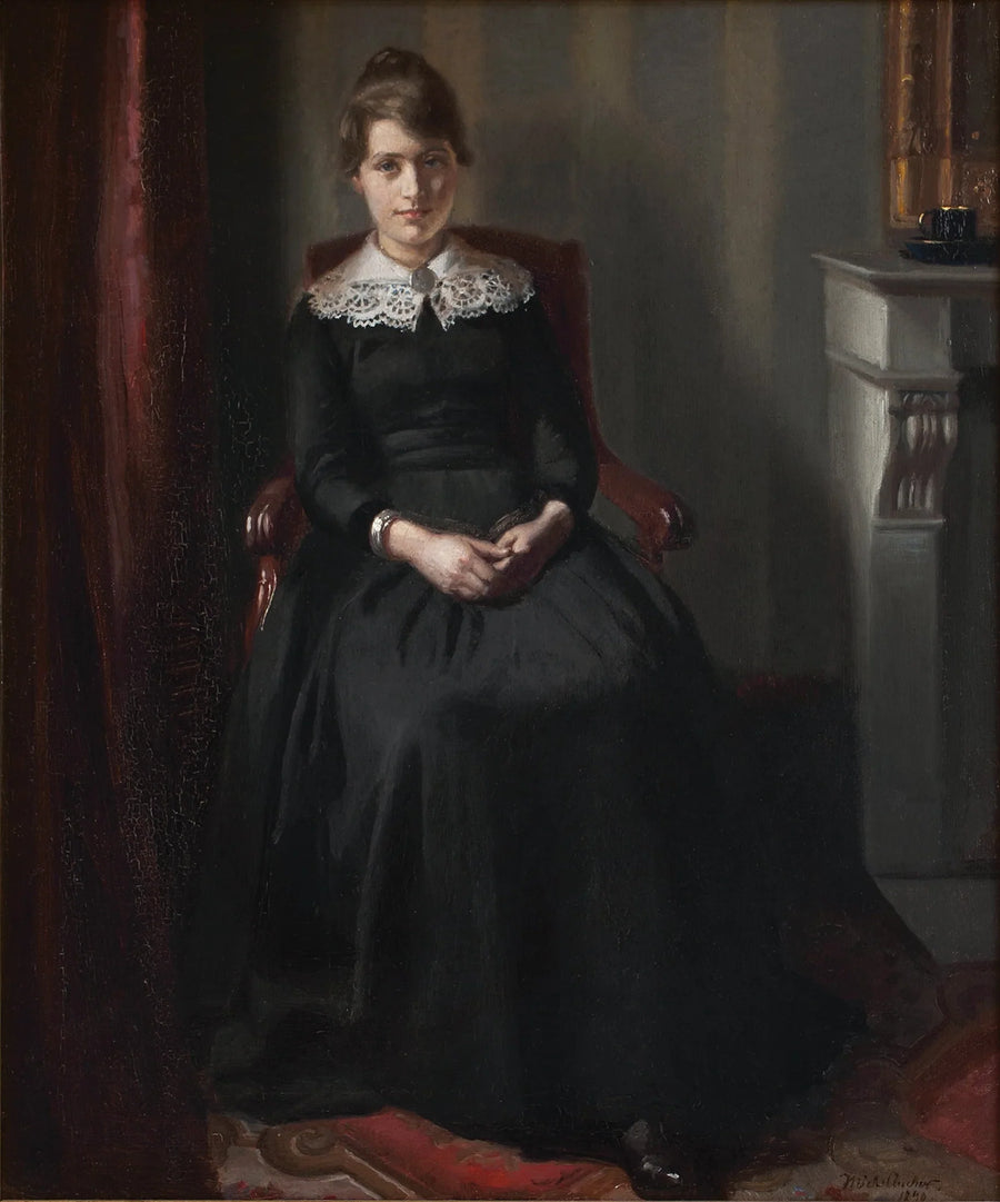 Portrait of Marie Triepcke - Michael Peter Ancher