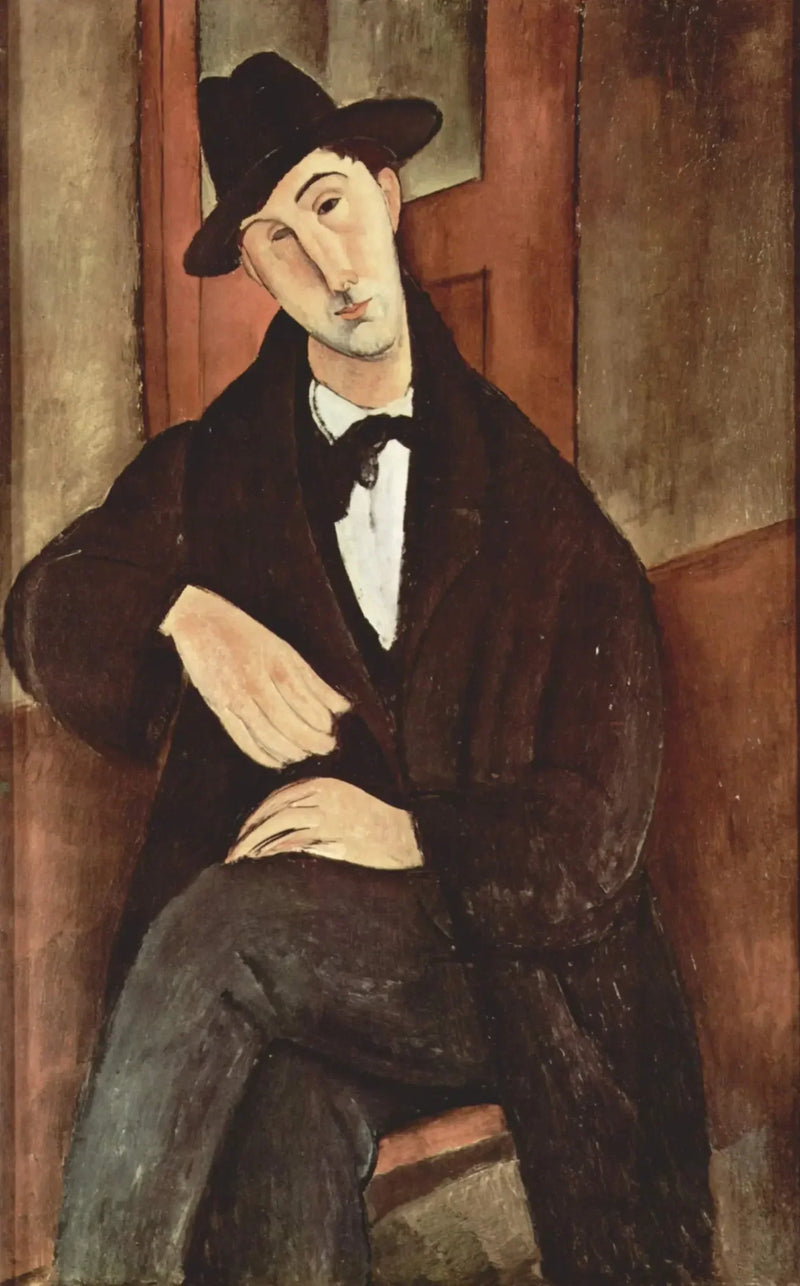 Portrait of Mario Varfogli - Amedeo Modigliani