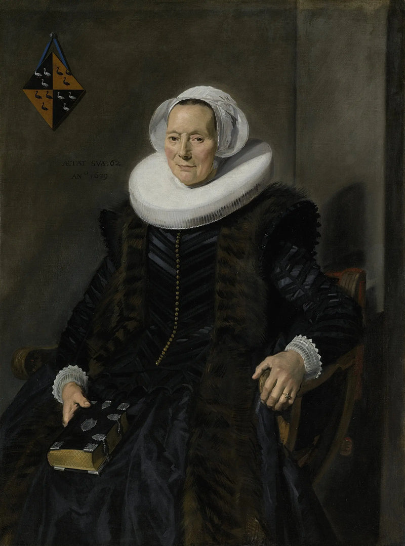 Portrait of Maritge Claesdr. Voogt (....-1644) - Frans Hals