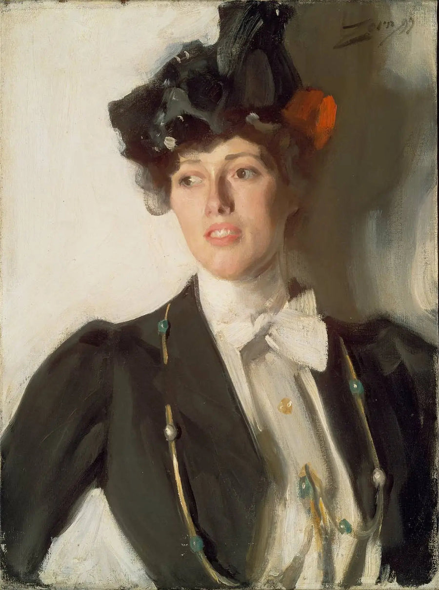 Portrait of Martha Dana - Anders Zorn