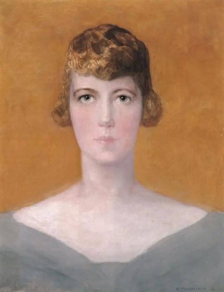 Portrait of Martha Frieda de Fries (1893-...) - Piet Mondrian