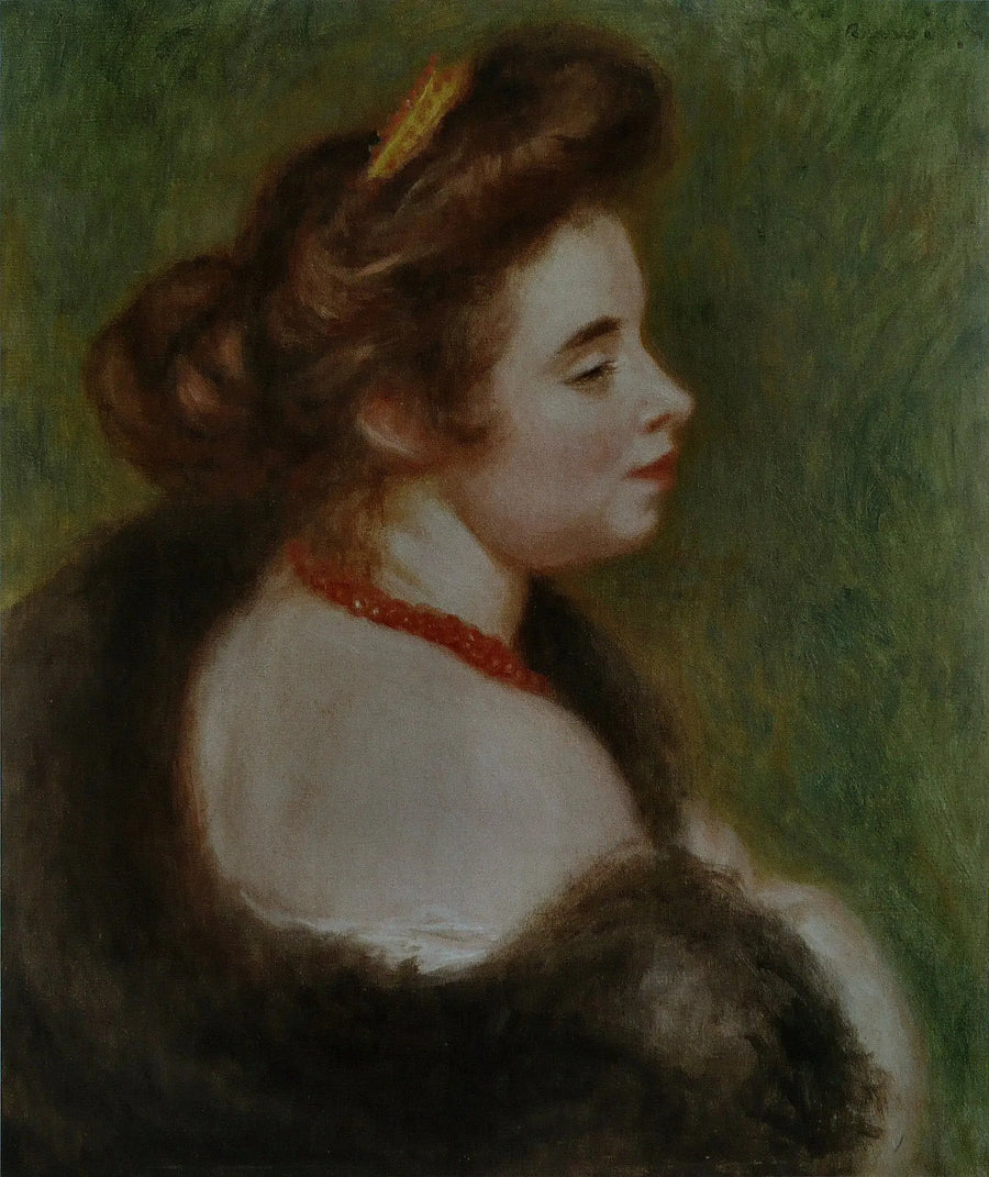 Portrait of Marthe Denis - Pierre-Auguste Renoir
