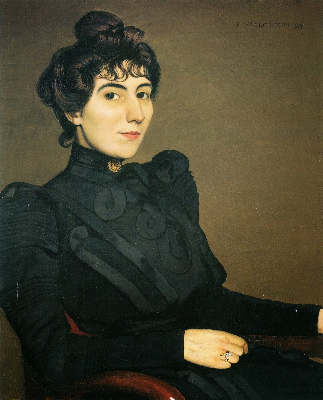 Portrait of Marthe Mellot - Félix Vallotton