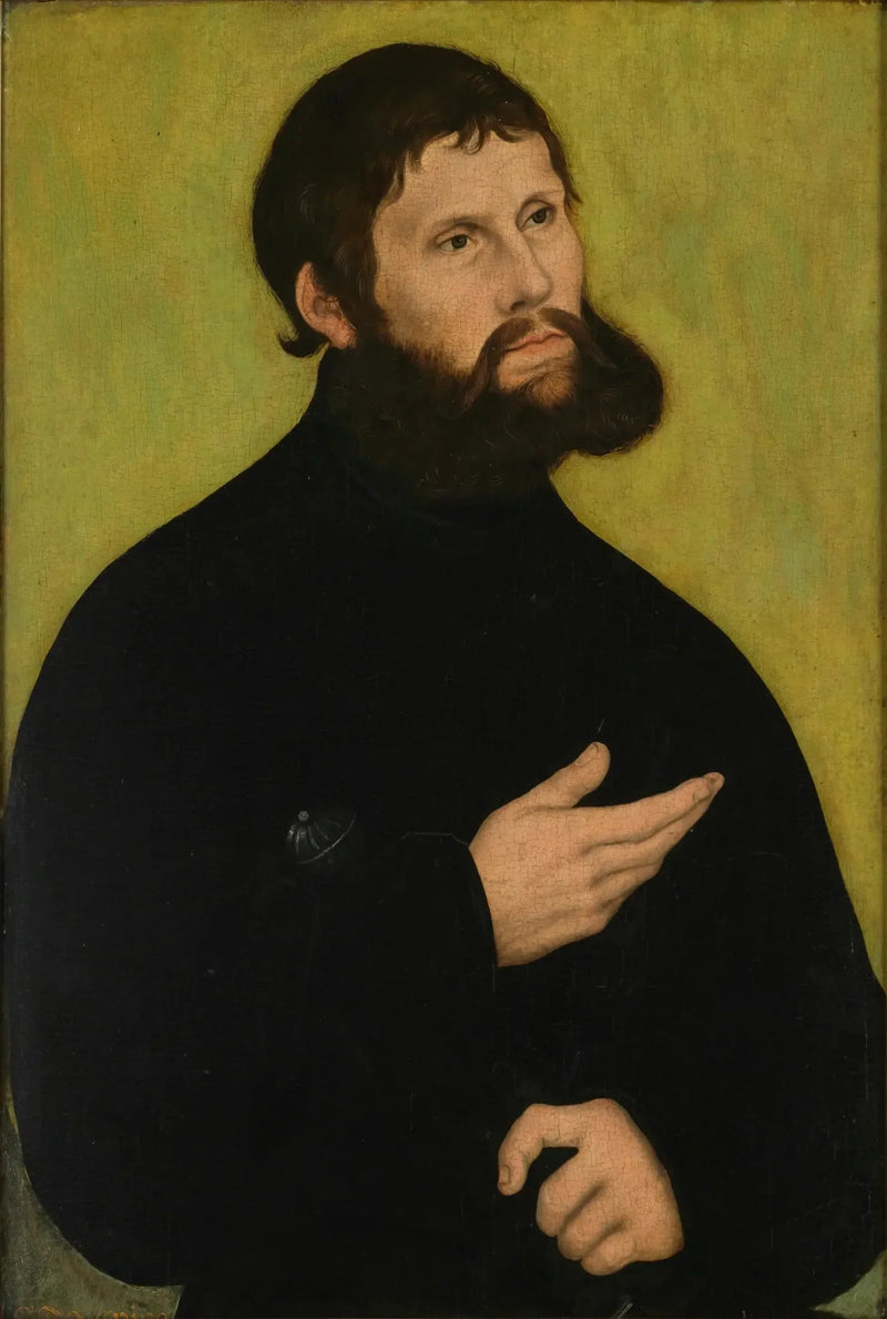 Portrait of Martin Luther as Junker Jörg - Lucas Cranach the Elder
