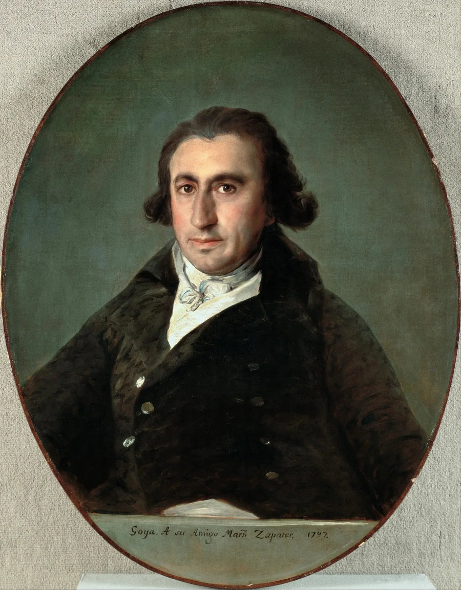 Portrait of Martín Zapater - Francisco de Goya