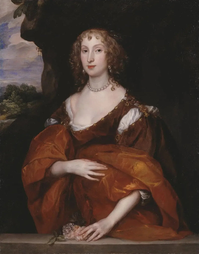 Portrait of Mary Hill, Lady Killigrew - Antoine van Dyck