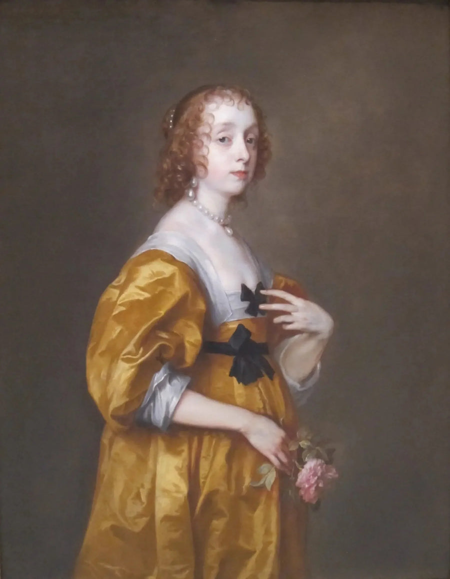 Portrait of Mary Villiers, Lady Herbert de Shurland - Antoine van Dyck