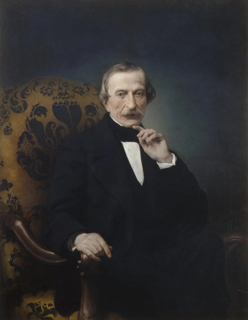 Portrait of Massimo d'Azeglio - Francesco Hayez