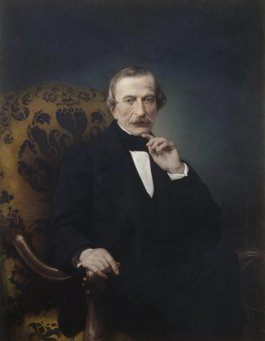Portrait of Massimo d'Azeglio - Francesco Hayez