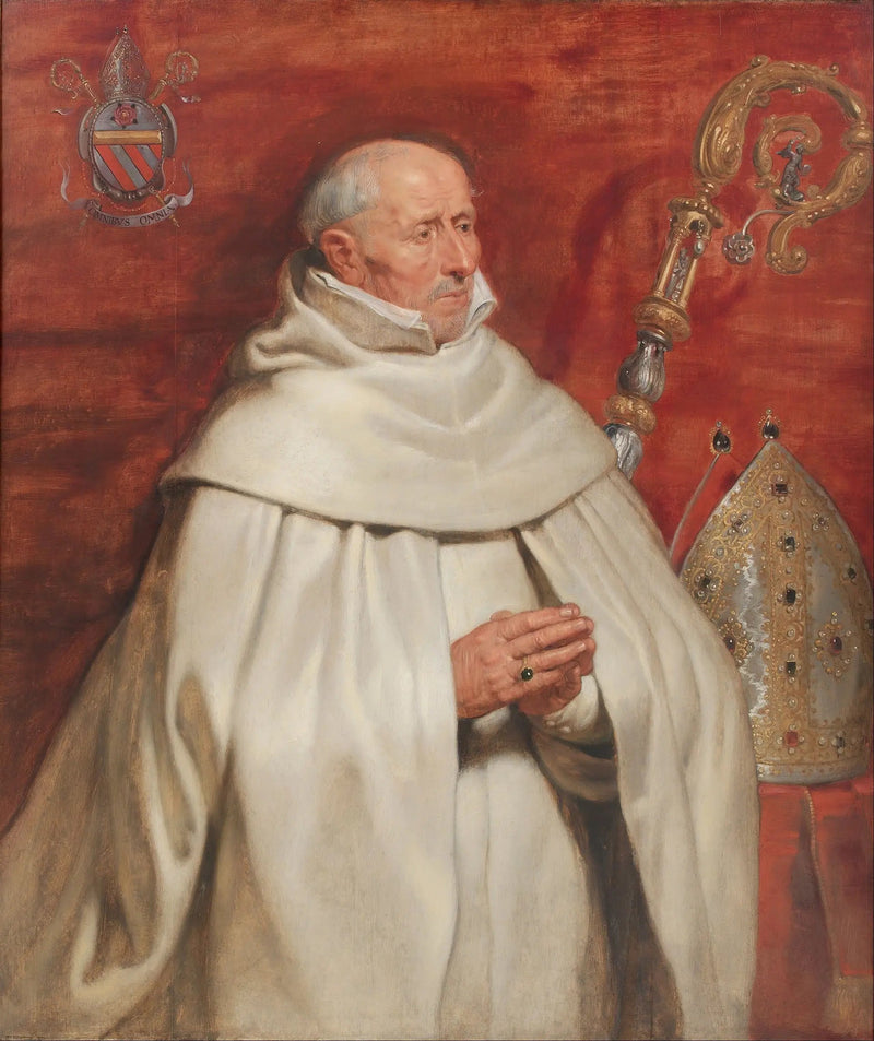 Portrait of Matthaeus Yrsselius (1541-1629), Abbot of Saint Michael's Abbey in Antwerp - Peter Paul Rubens