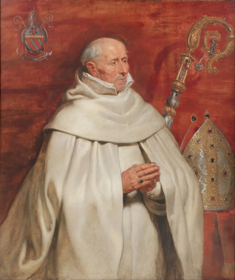 Portrait of Matthaeus Yrsselius (1541-1629), Abbot of Saint Michael's Abbey in Antwerp - Peter Paul Rubens